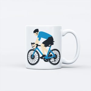 Sports Theme Ceramic Mug - Bicycle