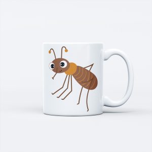 Insect Theme Ceramic Mug - Mosquito